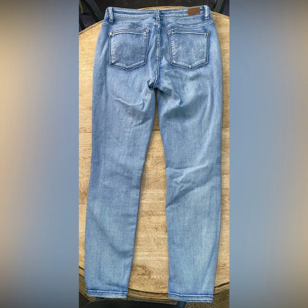 Judy Blue Los Angeles Women’s Sz 13|31‎ High Rise Heavy Handsand Skinny Jeans - Picture 8 of 17